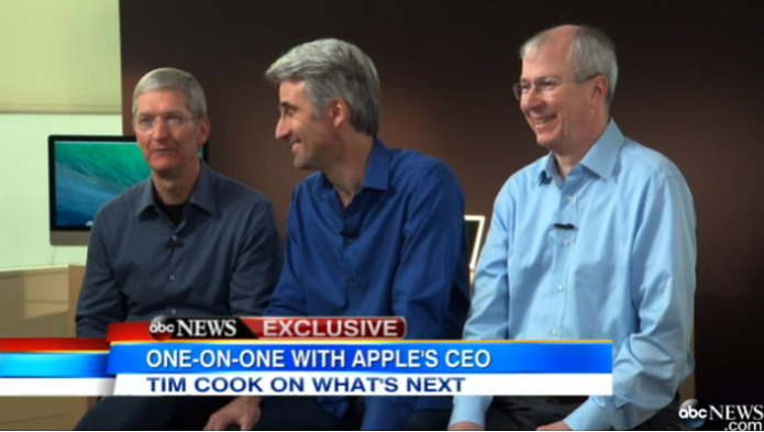 Executivos da Apple estão dando muitas entrevistas (Foto: Reprodução/ABCNews) (Foto: Executivos da Apple estão dando muitas entrevistas (Foto: Reprodução/ABCNews)) Executivos da Apple estão dando muitas entrevistas (Foto: Reprodução/ABCNews) (Foto: Executivos da Apple estão dando muitas entrevistas (Foto: Reprodução/ABCNews))