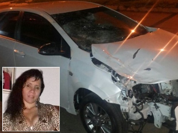 Gislaine morreu após ser atropelada em Goiânia, Goiás (Foto: Divulgação/PM)