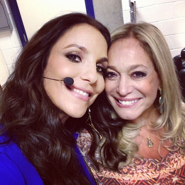 Ivete Sangalo e Suzana Vieira nos bastidores do Superstar (Foto: Instagram/ Reprodução)