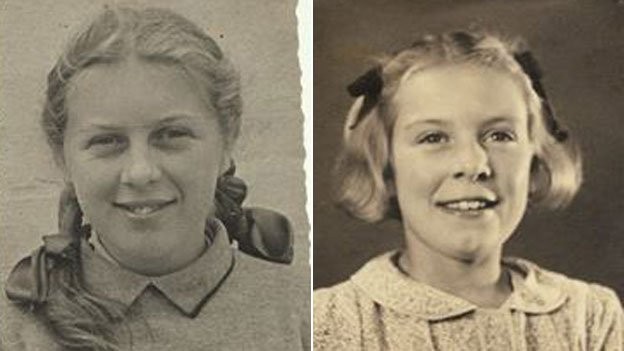 As britânicas Ann Hunt e Elizabeth Hamel se reencontraram nesta quinta-feira (1º), após 78 anos separadas (Foto: BBC)