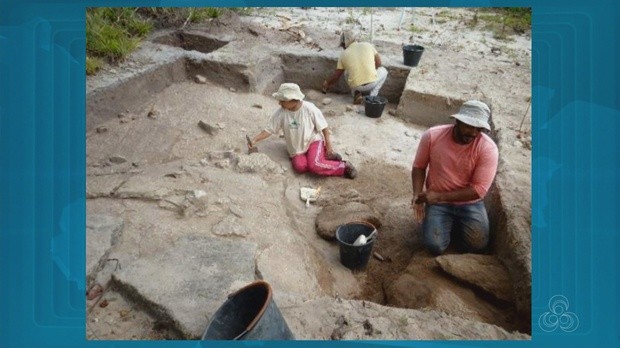 arqueólogos, sítios, araguari, amapá (Foto: Reprodução/Rede Amazônica no Amapá)