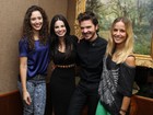 Famosas participam de inauguração de salão de beleza no Rio
