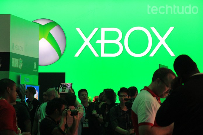 A Microsoft marcou presença com o Xbox One na E3 2014 (Foto: Isadora Díaz/ TechTudo)