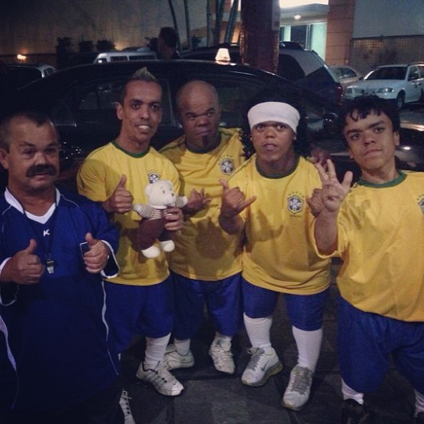 Seleção brasileira anões Neymar Instagram (Foto: Reprodução / Instagram)