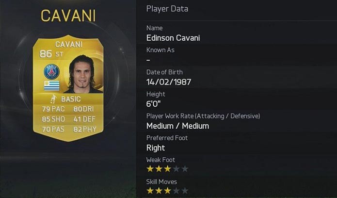 Cavani (Foto: Divulgação)