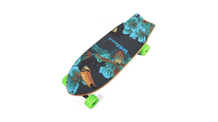 Skate el&eacute;trico pode andar a at&eacute; 30 km/h e percorre 18 km com uma carga (Foto: Divulga&ccedil;&atilde;o/Kickstarter)