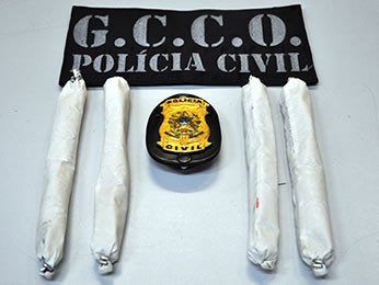 Jovens foram flagrados no Bairro Porto, na tarde desta terça. (Foto: Assessoria/Polícia Civil) Jovens foram flagrados no Bairro Porto, na tarde desta terça. (Foto: Assessoria/Polícia Civil)