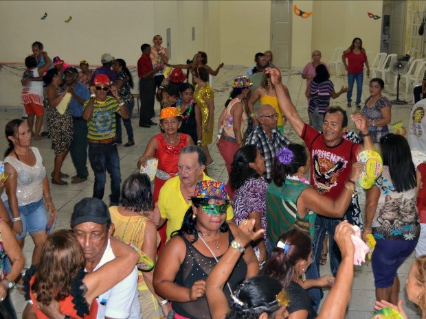 Senadinho Folia no bairro Aeroporto Velho, em Rio Branco (Foto: Caio Fulgêncio/G1)