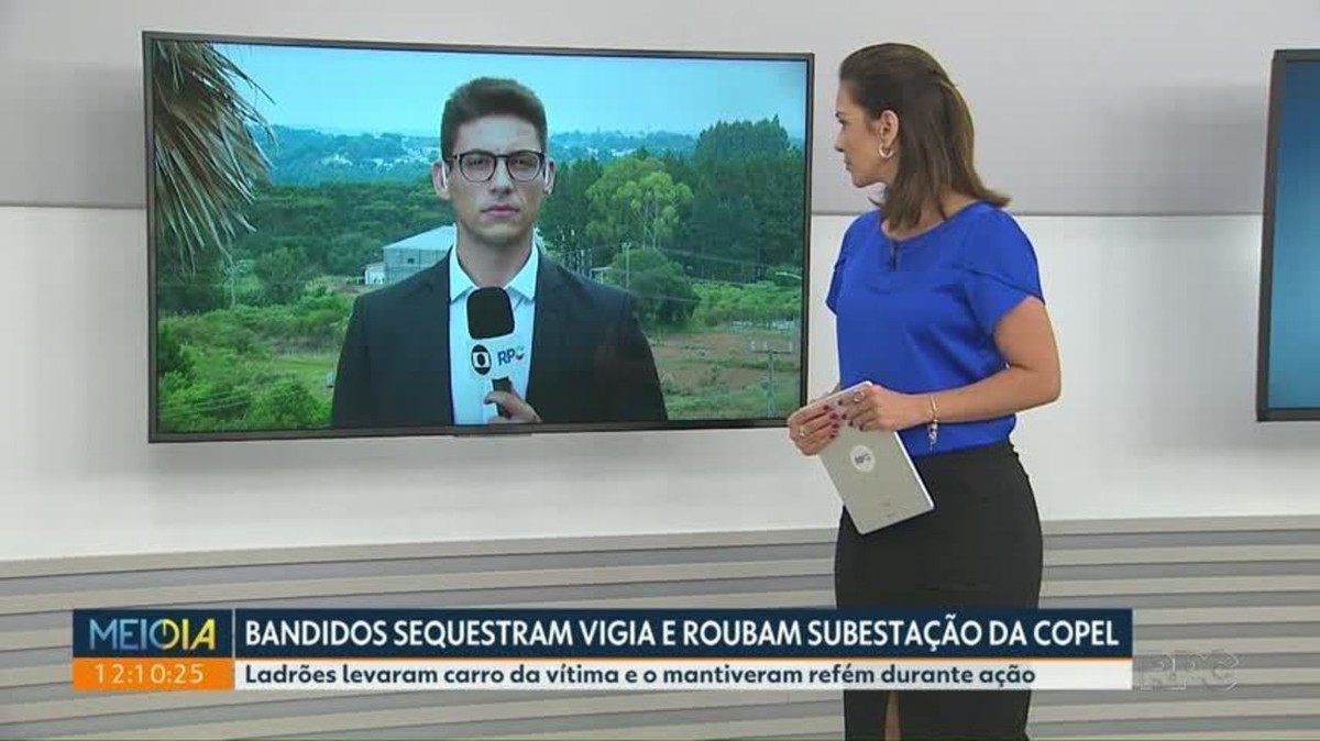 Suspeitos roubam e sequestram vigia em subestação da Copel no Paraná