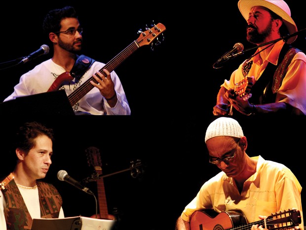 Artistas mesclam ritmos e realizam apresentação irreverente. (Foto: Divulgação/Sesc)