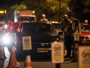 Onze motoristas são flagrados dirigindo alcoolizados em Jacareí, SP (Foto: Divulgação/ Detran SP)