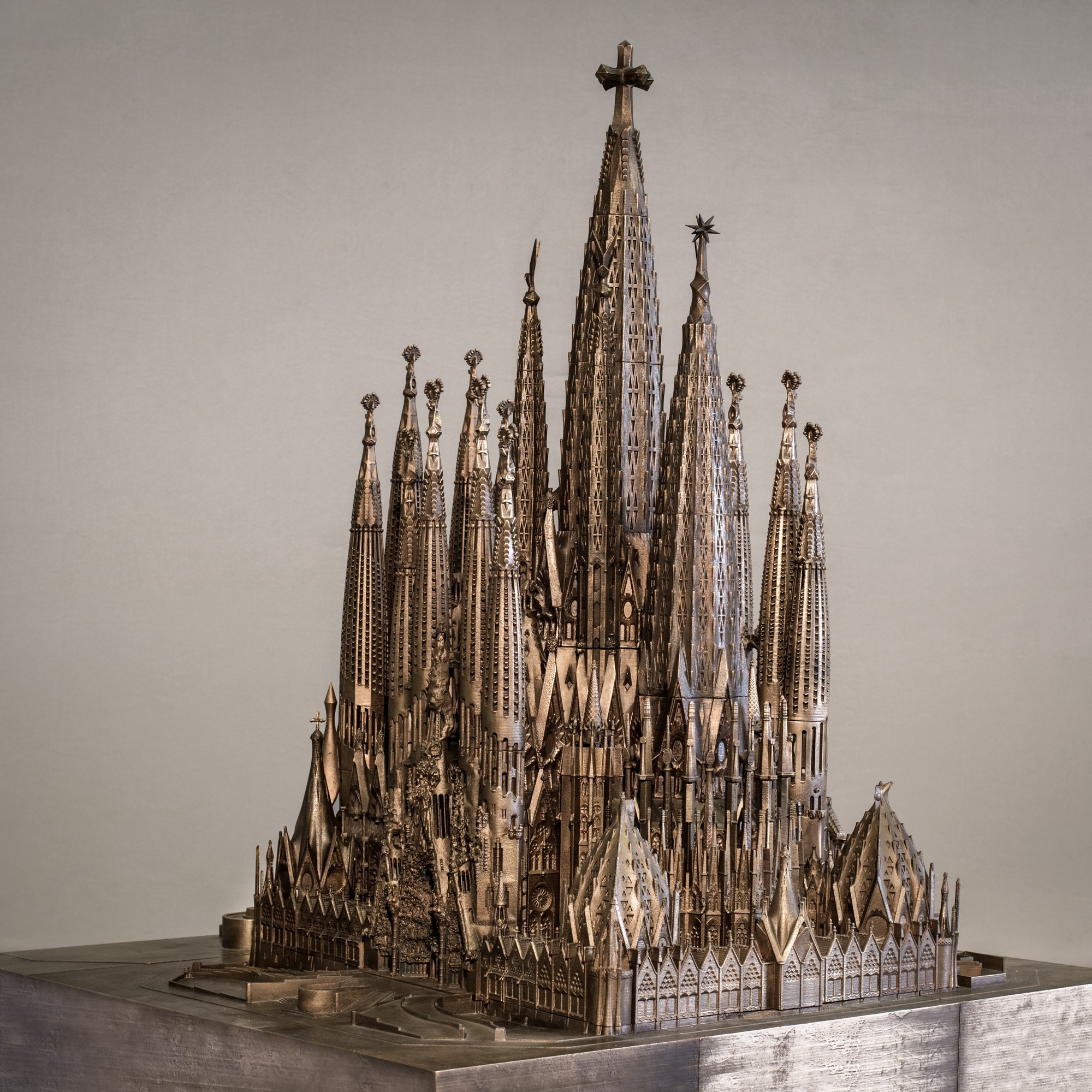 Maquete da Basílica da Sagrada Família será exposta no Masc (Foto: Divulgação)