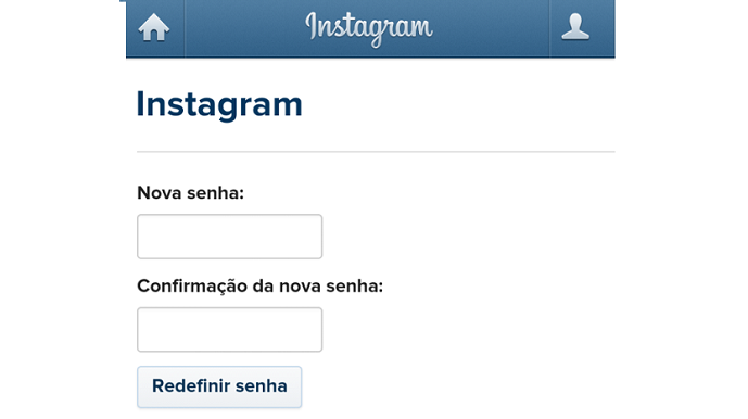 Redefinindo uma nova senha para o Instagram (Foto: Reprodução/Lívia Dâmaso) Redefinindo uma nova senha para o Instagram (Foto: Reprodução/Lívia Dâmaso)