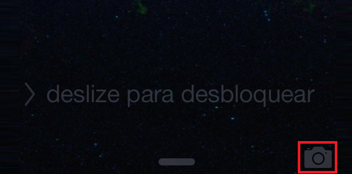 Câmera do iPhone pode ser acessada sem desbloquear a tela (Foto: Reprodução/Edivaldo Brito)