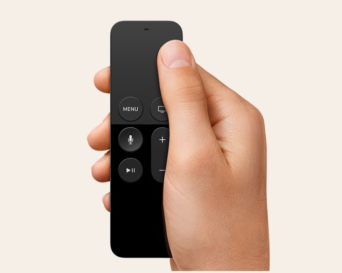 Siri Remote tem touchpad revestido em vidro (Foto: Divulgação/Apple)