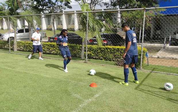 Tinga e William Magrão, volantes do Cruzeiro (Foto: Marco Astoni / Globoesporte.com)