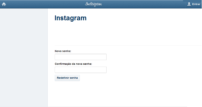 Coloque sua nova senha do Instagram e confirme a redefinição (Foto: Reprodução/Lívia Dâmaso) Coloque sua nova senha do Instagram e confirme a redefinição (Foto: Reprodução/Lívia Dâmaso)