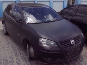 Carro abandonado em Agrestina (Foto: Divulgação/ Polícia Civil)