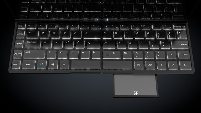 Teclado esconde trackpad no modo ultrabook (Foto: Divulgação)