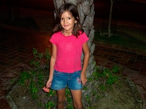 Samara Vicente Portes, de 8 anos (Foto: Josué Borges Portes)