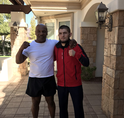 Khabib Nurmagomedov; Mike Tyson (Foto: Reprodução Instagram) Khabib Nurmagomedov; Mike Tyson (Foto: Reprodução Instagram)