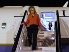 Hillary Clinton desembarca no Brasil