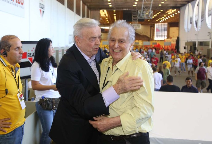 Juvenal e Marin Eleição São Paulo (Foto: Rubens Chiri/saopaulofc.net)