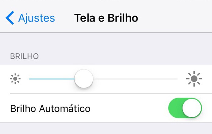 Deixe o brilho sempre no automático (Foto: Reprodução/Paulo Alves)