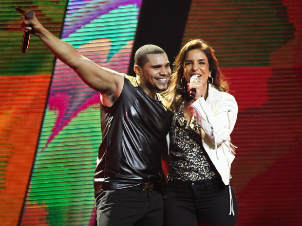 Ivete Sangalo e Naldo em show em São Paulo (Foto: Manuela Scarpa/ Foto Rio News)