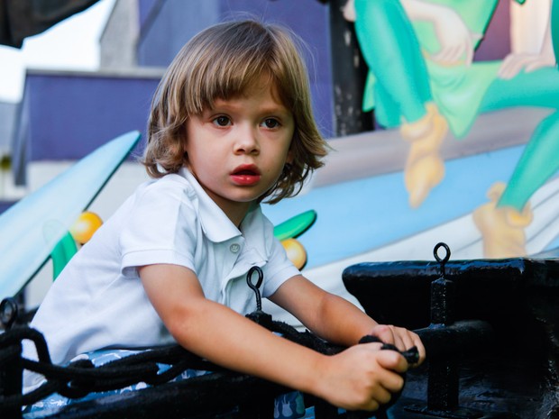 Vittorio, filho de Adriane Galisteu, em festa em So Paulo (Foto: Manuela Scarpa e Marcos Ribas/ Foto Rio News)