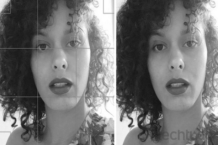 Quando o modelo estiver no meio da foto, deixe olhos no terço superior (Foto: Reprodução/Raquel Freire) Quando o modelo estiver no meio da foto, deixe olhos no terço superior (Foto: Reprodução/Raquel Freire)