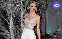 Look do dia: Taylor Swift arrasa em jantar de gala com William e Kate