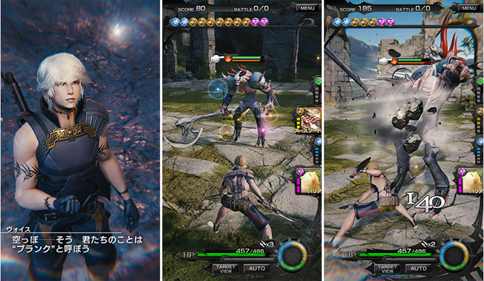 Mevius Final Fantasy aposta em belos gráficos nos celulares (Foto: Divulgação)