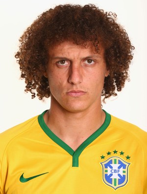 FOTO CRACHÁ Seleção brasileira - David Luiz (Foto: Agência Getty Images)
