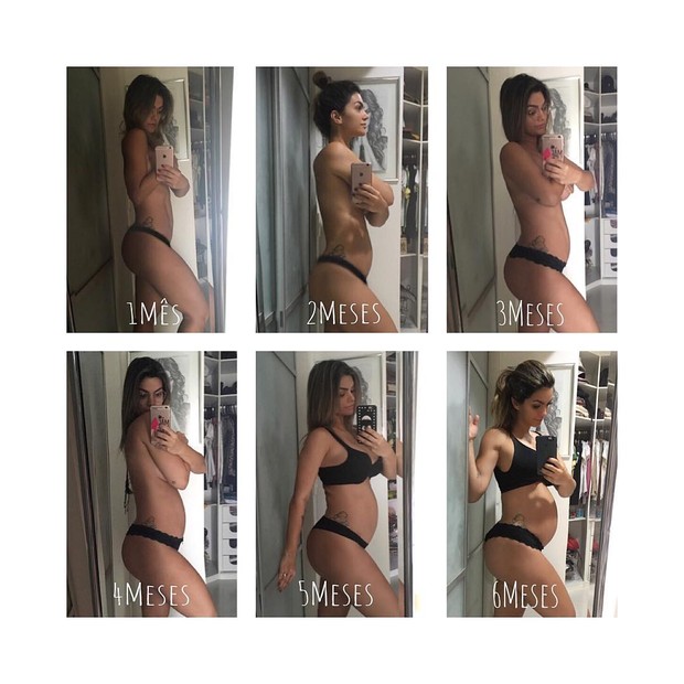 Kelly Key mostra evolução da gravidez (Foto: Reprodução/Instagram)