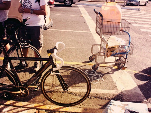 Movimentação para pintar ciclofaixas é de iniciativa popular (Foto: Aspásia Mariana/ Arquivo Pessoal)