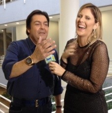 Jessica Leão e Fausto (Foto: Reprodução / TV Diário)