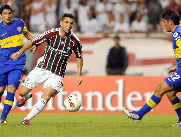 Thiago Neves, Fluminense x Boca Juniors (Foto: Dhavid Normando / Photocamera)