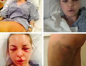 atriz Christy Mack agressão lutador War Machine (Foto: Reprodução / Instagram)