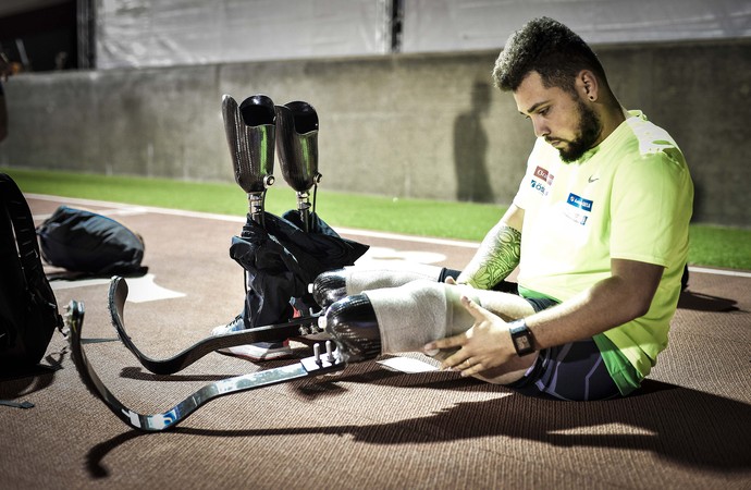 Alan Fonteles: atleta paralímpico descoberto na infância em um programa do CPB (Foto: Alexandre Battibugli)