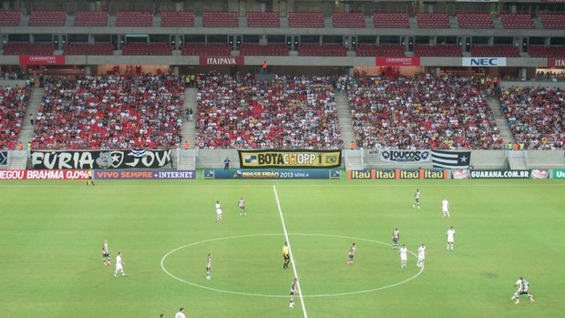 Torcida Botafogo x Fluminense Arena Pernambuco (Foto: Fred Huber)