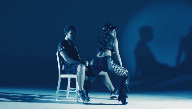 Nicki Minaj e Drake (Foto: Video/Reprodução)