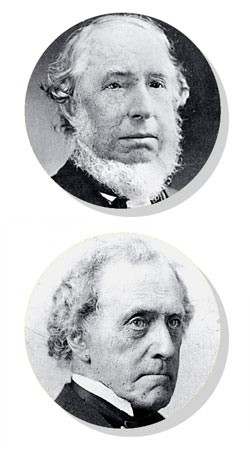 Os concunhados William Procter, fabricante de velas, e James Gamble (abaixo), produtor de sabão, uniram as forças graças a um conselho do sogro. Em 1837, nasceu a P&G (Foto:  Divulgação; AP)