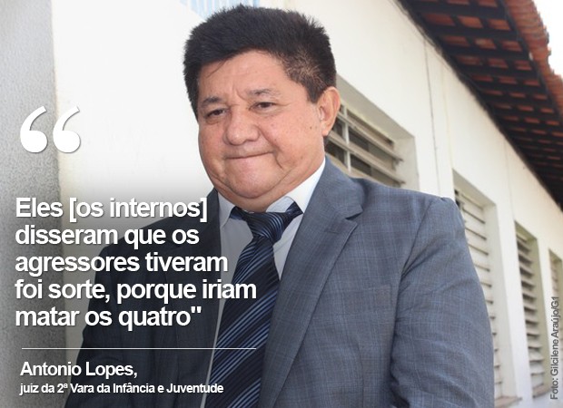 Juiz Antônio Lopes fala sobre crime dentro do CEM em Teresina (Foto: Gilcilene Araújo/G1)