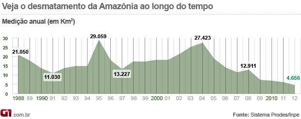 Desmatamento Amazônia 2012 (Foto:  )