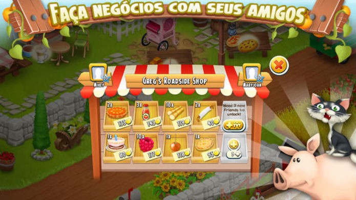 Hay Day: Vender para amigos pode ser opção mais lucrativa (Foto: Divulgação)