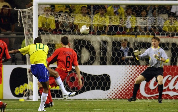 rivaldo brasil bélgica copa do mundo 2002 (Foto: Agência Getty Images)