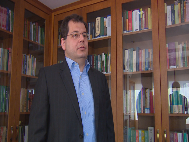 Filho de Teori, Francisco Zavascki, fala sobre a morte do pai (Foto: Reprodução/RBS TV)
