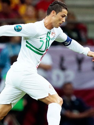 Cristiano Ronaldo- Rep. Tcheca X Portugal (Foto: Agência AP)