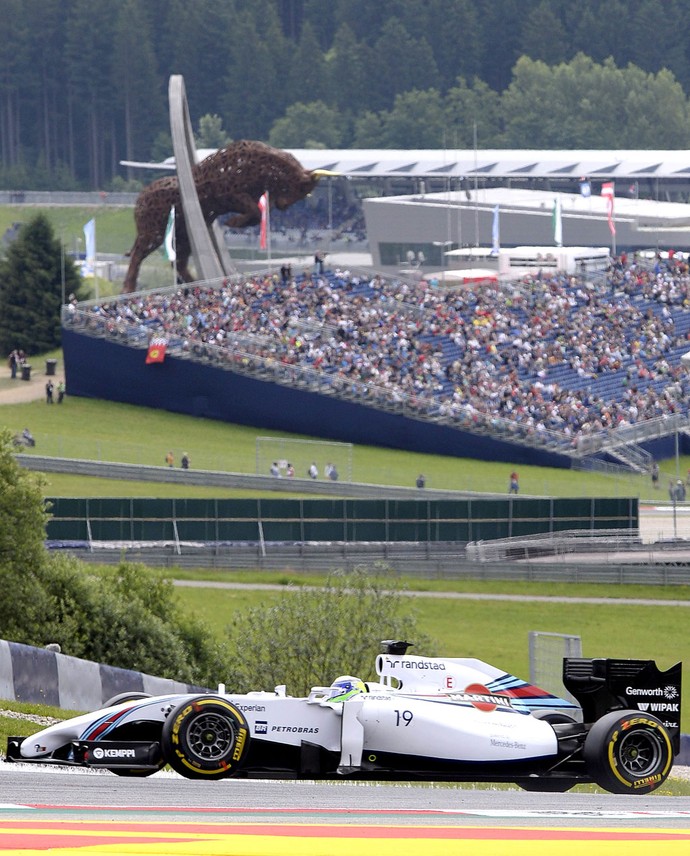 Felipe Massa Williams gp da Áustria (Foto: Agência EFE)